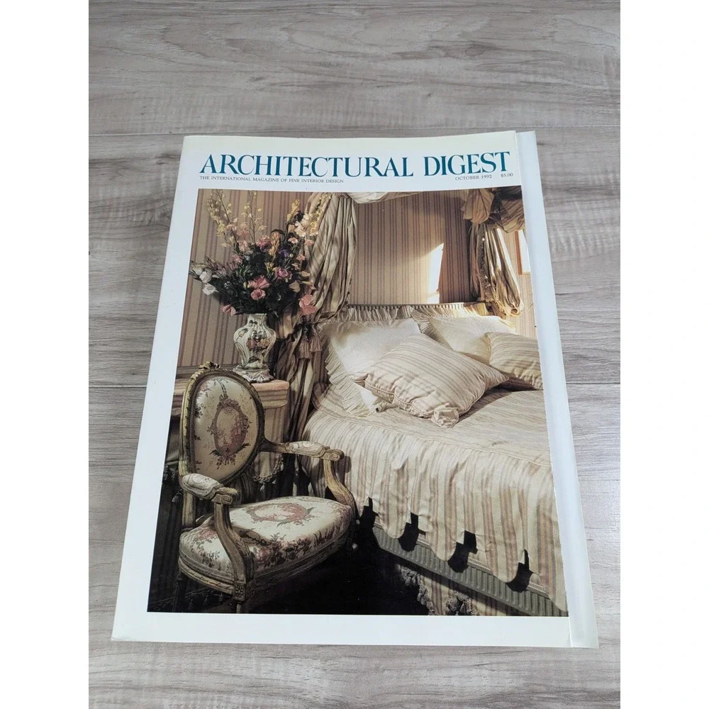 ARCHITECTURAL DIGEST MAGAZINE Year 1992 90s LOT OF 5